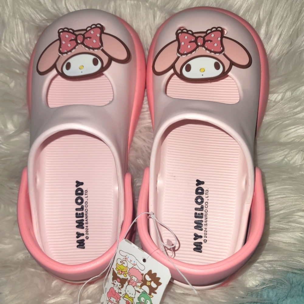 SANRIO MY MELODY Clogs Size 39- 40
